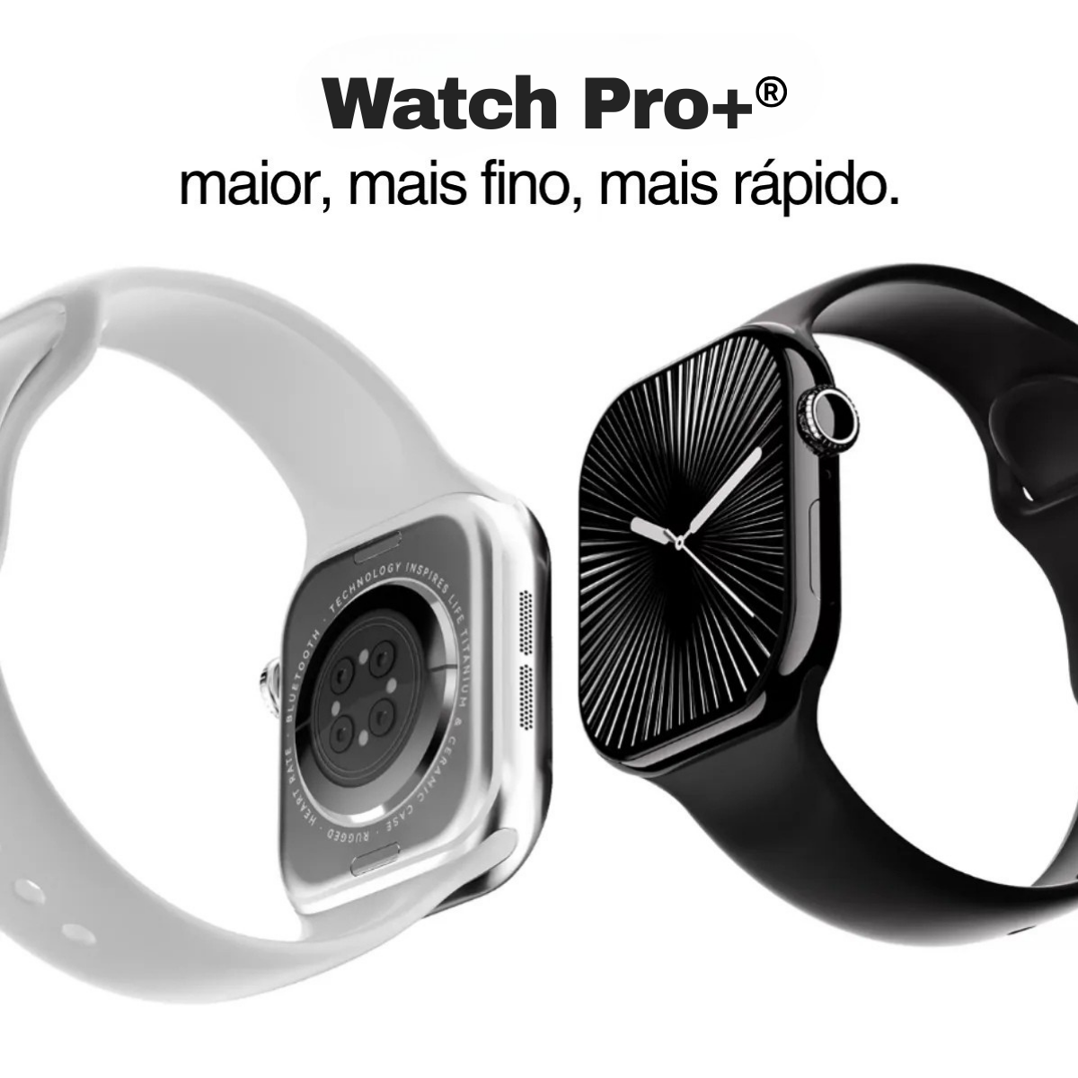Relógio inteligente Smartwatch Series 10 Pro+ Original | Prova D'água | (Incluso Pulseiras extra)