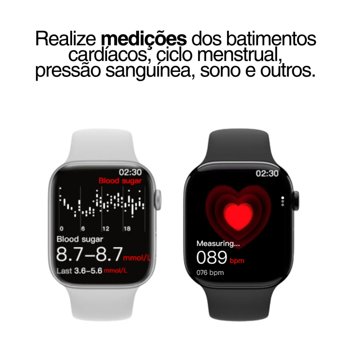 Relógio inteligente Smartwatch Series 10 Pro+ Original | Prova D'água | (Incluso Pulseiras extra)