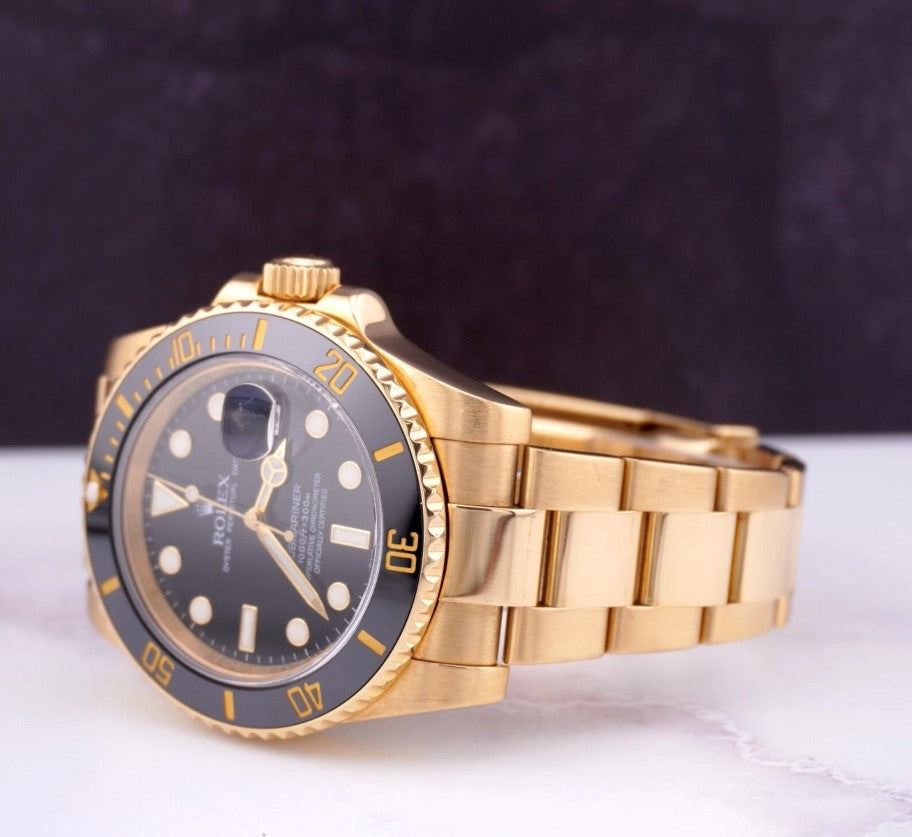 Relógio Submariner Dourado Premium + Caixa Original
