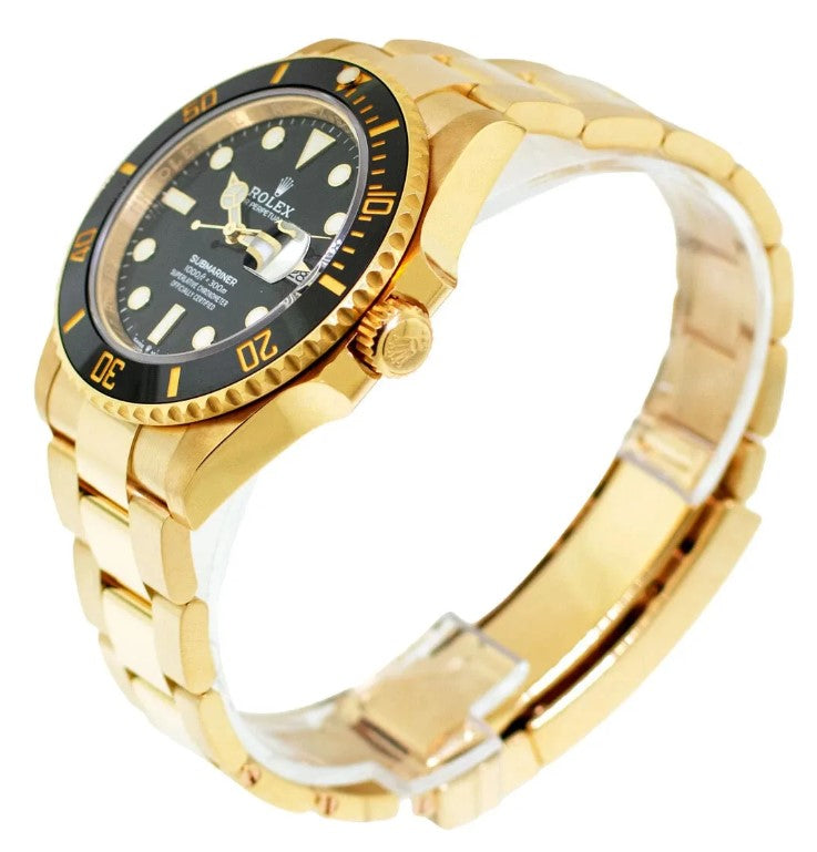Relógio Submariner Dourado Premium + Caixa Original