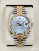 Date Just Jubilee Two-Tone Branco Automático