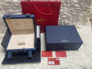 Caixa Azul Maleta Omega Completa + Certificados + Manual
