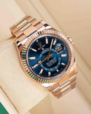 Sky-Dweller Blue Everose Automático