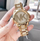 Relógio Michael Kors Mk6487 Gold Cravejado