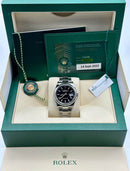 Date Just Oyster Black Automático