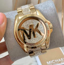 Relógio Michael Kors Mk6487 Gold Cravejado