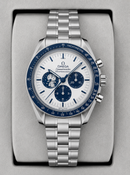 Omega Speedmaster Snoopy Azul aço Automático