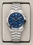 Vacheron Constantin Overseas Crono Aço 41mm, Mostrador Azul