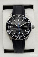 TAG Heuer Aquaracer - Pulseira Borracha Preto - 42mm