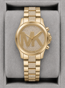 Relógio Michael Kors Mk6487 Gold Cravejado