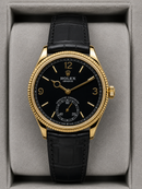 Geneve 1908 Preto Dourado - 40 mm Automático Base ETA Clone