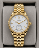 Geneve 1908 Branco Dourado - 40 mm Automático Base ETA Clone