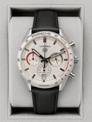 Tag Heuer Carrera Porshe Branco Couro 42mm