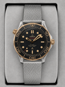 Omega Seamaster Diver 300 Rose "Edição 007" + pulseira extra