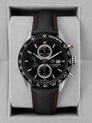 TAG Heuer Carrera Couro 43mm Preto Automático