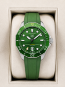 TAG Heuer Aquaracer Verde - Pulseira Borracha - 42mm