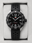 Tag Huer Fórmula 1 Borracha Inox 39mm Automático Vidro Safira