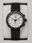 TAG Heuer Formula 1 Chronograph Borracha Branco