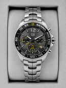 TAG Heuer Formula 1 Senna aço amarelo Automatico