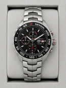 TAG Heuer Formula 1 Senna aço vermelho Automatico