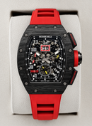 Richard MilleRM 011 Automático Felipe Massa Vermelho