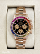 Rolex Daytona Rainbow Aço/Everose Rose 40mm Automático
