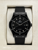 Hublot Classic Fusion 42mm - Aço Preto