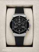 Hublot Classic Fusion Chronograph Prata e Preto 42mm