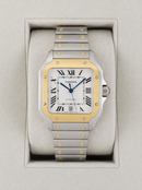 Cartier Santos Two-Tone 40mm base ETA Automático + caixa completa