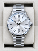 Tag Heuer Carrera Date Automático Branco Aço Safira 40mm