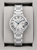 Cartier Ballon Bleu Prata 36mm + Caixa Certificado