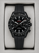 Omega Speedmaster Co-Axial Dark Side Of The Moon Automático 42mm borracha