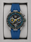 TAG Heuer Carrera Chronograph Tourbillon Extreme Sport x Senna azull 44mm