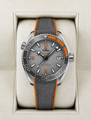 Omega Planet Ocean Seamaster Cinza Laranja 600m Automático