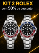 KIT Relógios Submariner 1 pepsi + 1 coca + Caixas
