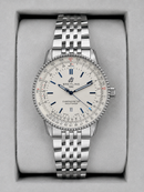 Breitling Navitimer B01 41mm branco aço