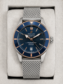 Breitling Superocean 44mm - azul mesh