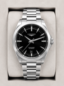 Relógio Longines Conquest Masculino 41mm Automático Preto Aço