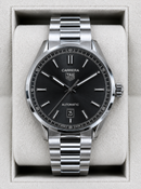 Tag Heuer Carrera Date Automático Preto Aço Safira 40mm