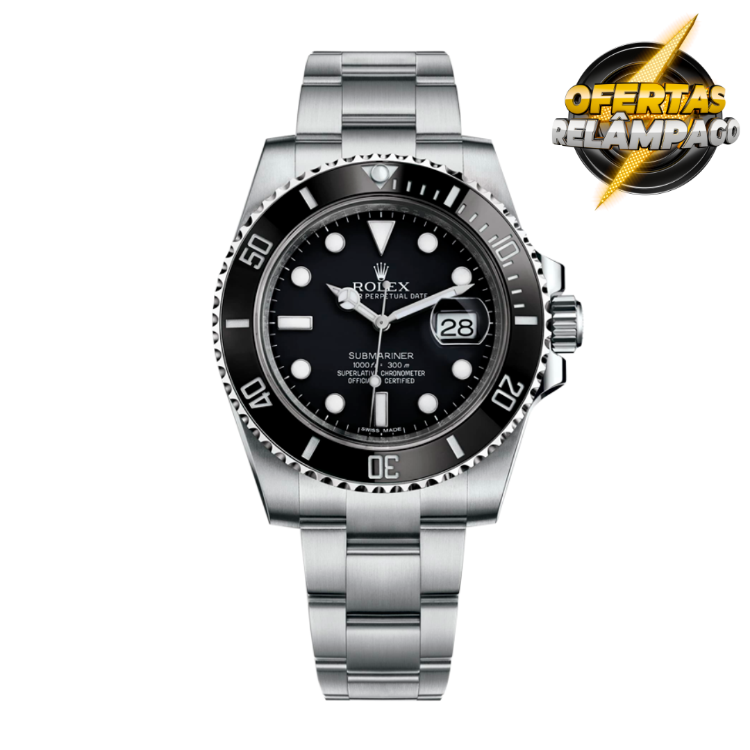 Rolex Submariner + Brinde Relógio LED