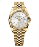 Date Just Dourado + Caixa Premium (fundo de vidro)