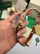 Rolex Daytona Rainbow Aço/Everose Rose 40mm Automático