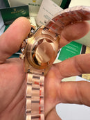 Rolex Daytona Rainbow Aço/Everose Rose 40mm Automático