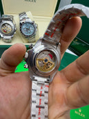 Daytona Black Automático (fundo de vidro)