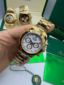 Daytona Branco Gold Automático