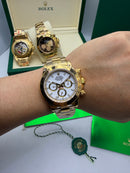 Daytona Branco Gold Automático