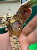Daytona Misto Base ETA Fundo Verde/Gold Automático