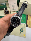 Cellini - 40 mm Automático Couro Preto