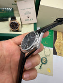 Cellini - 40 mm Automático Couro Preto