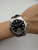 Vacheron Constantin Overseas 42mm Tourbillon Black Dial Borracha